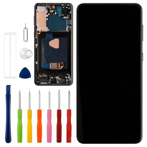Écran tactile Galaxy S21 Plus avec capteur d'empreinte digitale actif
