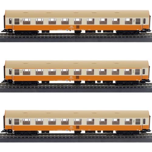Tillig 01804 set de voitures de tourisme pour animer les gares de votre circuit