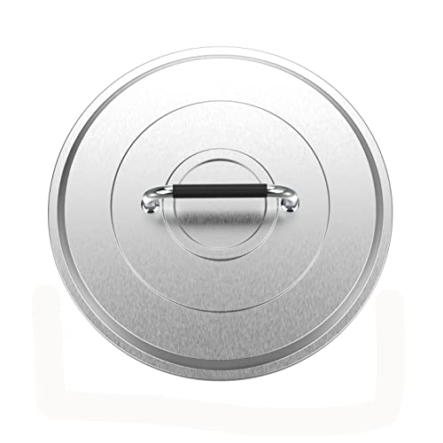 Stainless Steel Fire- Pit Cover Lid for Round Outdoor Wood Burning Smokeless Firepit, Outdoor Cam Firepit Accessory