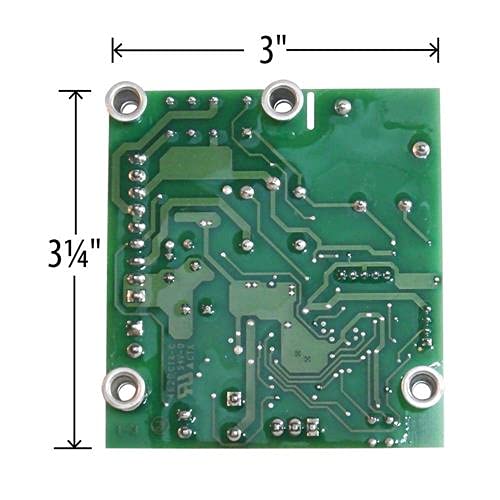 Bund view af Trane CNT08177 afrimningsstyring med dimensioner