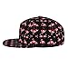 Unisex Adult Pink Flamingo Art Baseball Cap Snapback Dad Hat for Camping Golf Outdoor Activities, Fashionable Adjustable Snap Military Cap, One Size Fits Most