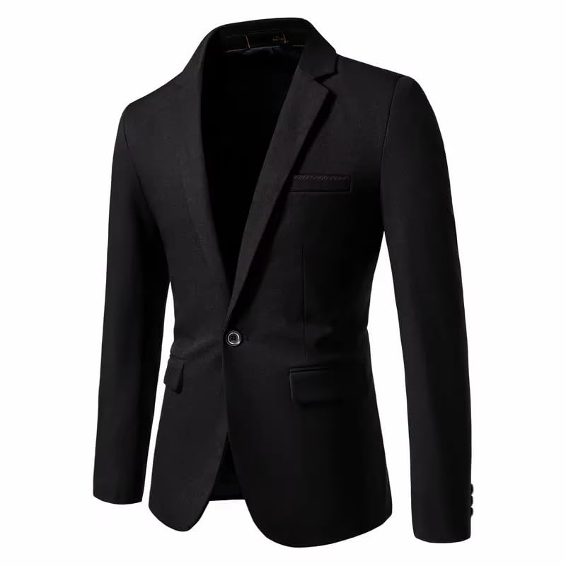Men's Western Suit Jacket Slim Wedding Blazer for Men-Dark-Red2