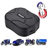  Localizador GPS,Rastreador GPS para Coche 10000mAh Antipérdida Recargable Magnético Fuerte GPS Tracker App/Sitio Web Posición en Tiempo Real Antirrobo TK905B