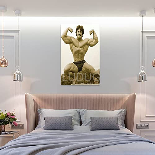 Bludug Mike Mentzer Bodybuilding Poster Gym Decor (5) Canvas Painting Wall Art Poster For Bedroom Living Room Decor24X36Inch(60X90Cm) #TOP7