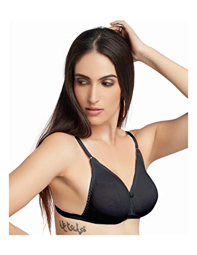 Image of Daisy DEE Women's Cotton Seamless T-Shirt Bra Non-Padded with Adjustable Straps Everyday Bra - Backless