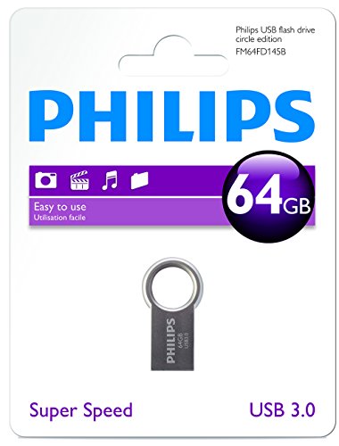 Preisvergleich Produktbild Philips FM64FD145B / 10 Circle USB 3.0-Stick Flash-Laufwerk, 64GB