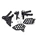 HTTMT MT390-007-BK Black Front Rider Foot Pegs Bracket Compatible with Cbr600Rr 2003 2004 2005 2006