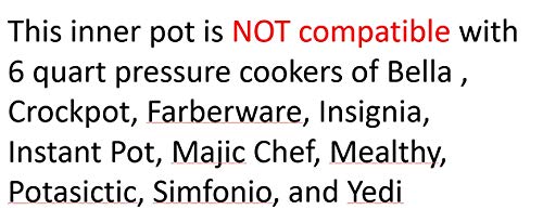 "GJS Gourmet Non-Stick Inner Pot Compatible with Cuisinart Pressure Cooker CPC-600, CPC-600N1, CPC-900, and EPC-1200 (6 Quart, Nonstick)". This pot is not created or sold by Cuisinart.