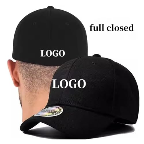 Gorra snapback de visera cerrada y personalizada para protegerse del sol con estilo casual 2