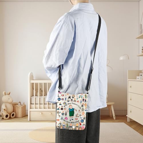 CMNIM Family Animated TV Series Merch B Crossbody Bag B Quote Inspired Shoulder Purse Cartoon TV Show Gifts for Fans 7
