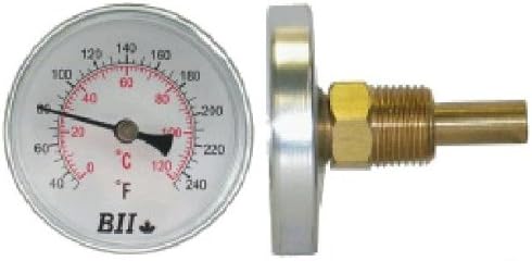 2-1/2" Bi-Metal Thermometer (Includes thermowell)