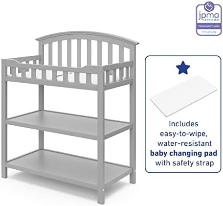 pebble grey changing table