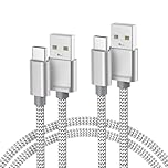 BASESAILOR USB to USB C Charger Cable 3M 2Pack,Long USB Type C Fast Charging Power Lead for iPhone 16 15 Plus Pro Max,iPad 10 10th,Mini 6 6th,7 7th Generation,Samsung Galaxy S25 S24 S23,Z Flip Fold