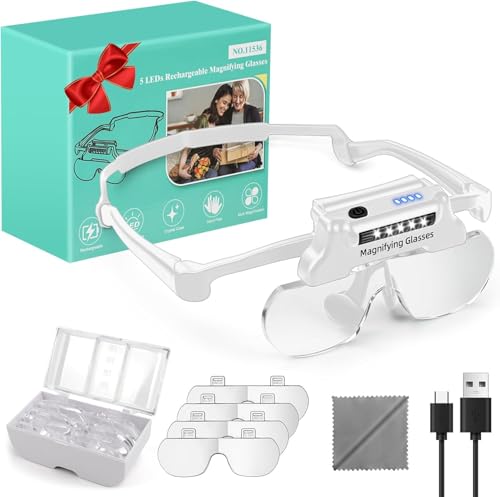 ハンズフリー拡大鏡ライト