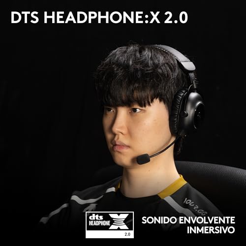 Miniatura 6 de Logitech G Pro X 2 Lightspeed Auriculares Gaming Inalámbricos, Micrófono Brazo Desmontable, Transductores Grafeno 50 Mm, Dts:X 2.0-7.1 Surround, Bluetooth Usb 3.5 Mm,Pc,Ps4,Ps5,Nintendo Switch, Blanco