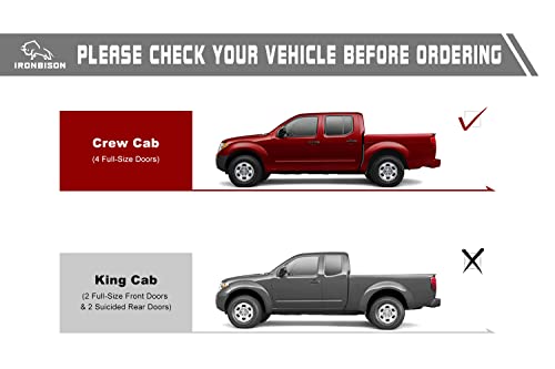 Estribos IRONBISON para Nissan Frontier Crew Cab 2005-2026 miniatura 2