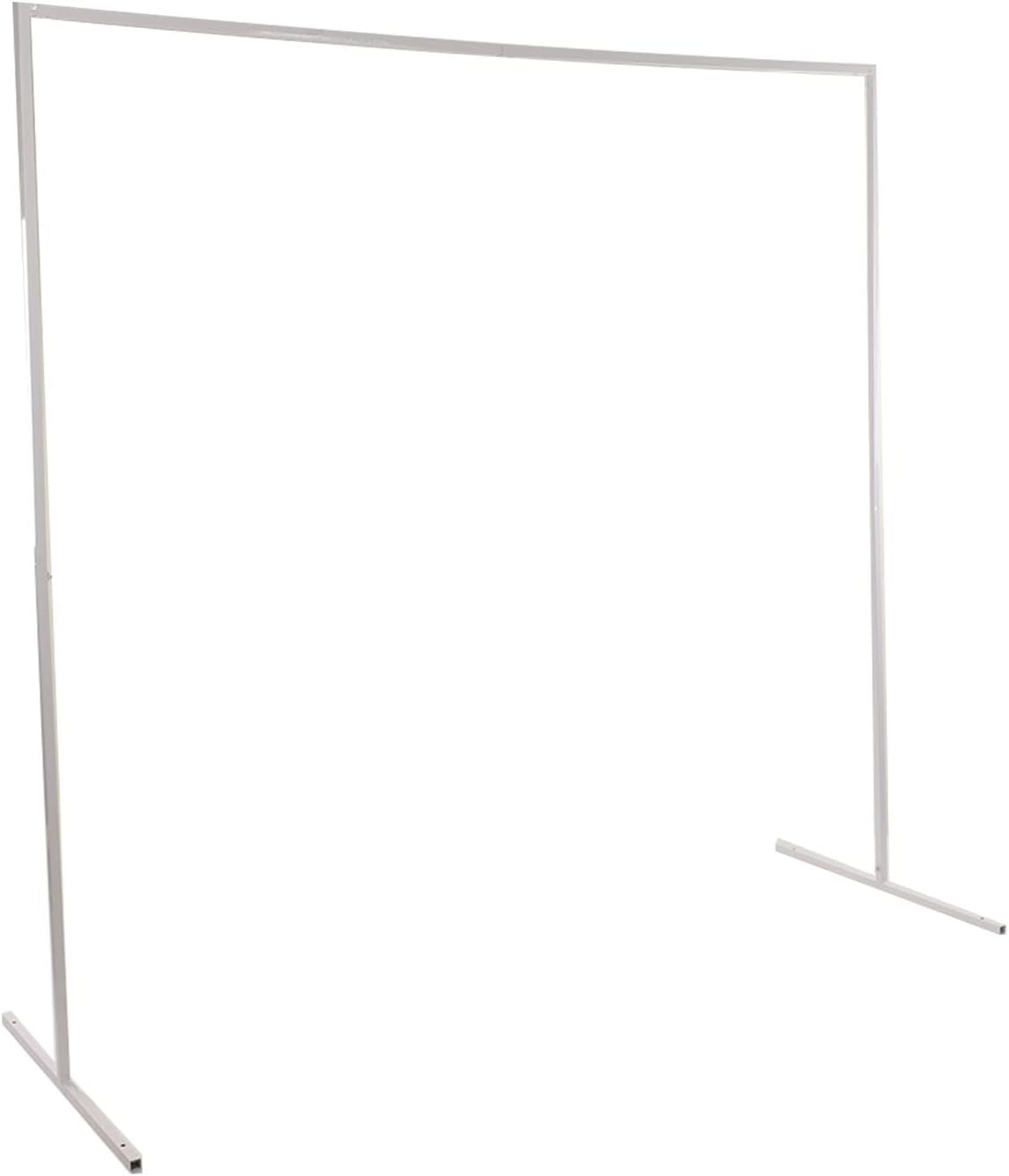 Wedding Arch Backdrop Stand, Metal Balloon Arch Stand for Ceremony, Square Arch Kit Easy Assembly Garden Arbor Frame for Anniversary Birthday Party Bridal Shower Decoration Home
