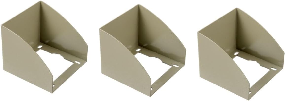 Angoily 3pcs Outdoor Socket Cover Protector for Electric Outlets Iron Rain Charging Station Case for Home Office and Outdoor Use