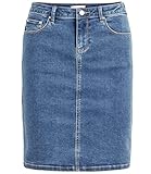 Van Der Rich ® - kniehoher Jeans Rock - Damen (Denim, EU46=DE44)