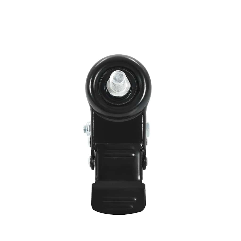 8 Stück Lenkrollen mit Bremsen 50 mm Durchmesser für Möbel, Geräte, Transportwagen, Lagerlogistik, Werkstatt, robuste Polypropylen Rollen, geräuscharm, belastbar bis 50 kg pro Rolle, schwarz