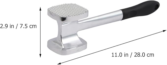 Martillo Ablandador de Carne Veemoon Doble Cara Aluminio miniatura 3