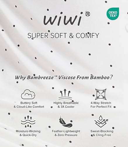 Image of WiWi Viscose from Bamboo Women's Pajamas Set Super Soft Button Down Top and Pants Sleepwear Cooling Pjs S-3X