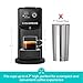 CASABREWS CM7036E Espresso Machine for Nespresso Original Pods, 20 Bar Compact Capsule Coffee Machine with 21 oz Removable Water Tank and 4 Brewing Modes, Mini Espresso Maker for Home or Office, Black