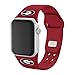 Affinity Bands Georgia Bulldogs Silicone Sport Band compatible with Apple Watch (42/44/45mm Crimson)