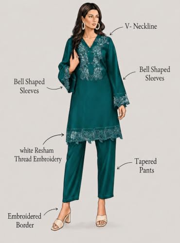 Image of Womanista Farshi Salwar Suit for Women| Farsi Kurta Set | Coord set
