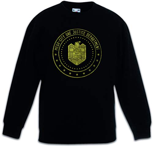 Mega City One Justice Dept sweat-shirt noir unisexe pour enfants