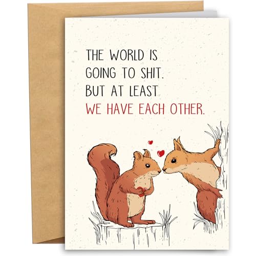 RYYike Humorous Anniversary Card for Couple