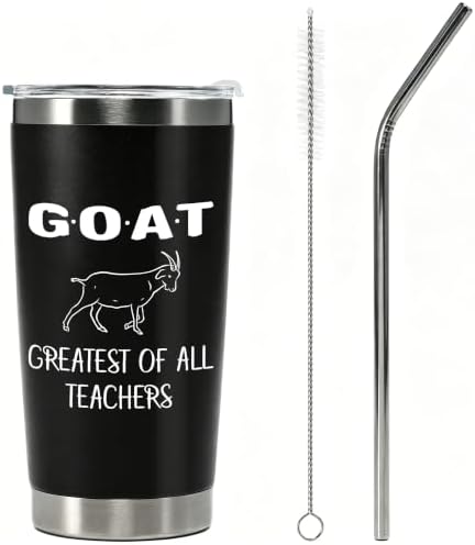 Goat Greatest of All Teachers Stainless Steel Tumbler Funny Gift 20 OZ image 5