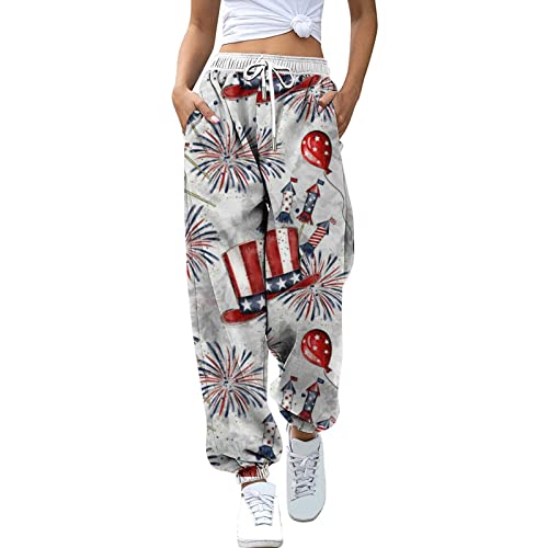 Pantalon de jogging décontracté taille haute pour femme avec poches pratiques