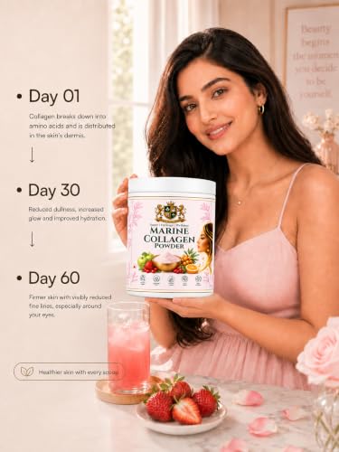 Image of Marine Collagen Powder, 200gm, Pure Collagen, Skin Care, Beauty Supplement, Anti-Aging Formula