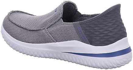 Skechers USA SlipIns Delson 30Cabrino Mens Slip On 9 DM US Grey | Image 2