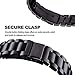 V-MORO Metal Strap Compatible with Galaxy Watch 3 45mm Bands/Gear S3 Band/Gear S3 Classic/Galaxy Watch 46mm(2019) Space Gray Solid Stainless Steel Replacement (Not for galaxy watch 4 classic 46mm)