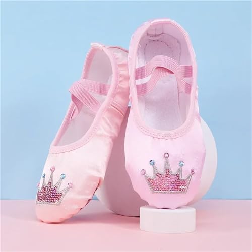 Ballet Slippers Children's Dance Shoe Soft Sole Practicing Cat Claw Satin Embroidery Ballet Body Yoga Girl Indoor Gymnastics Shoes3