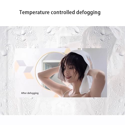 Miroir salle de bain LED haut de gamme 60x80cm rétroéclairé ovale