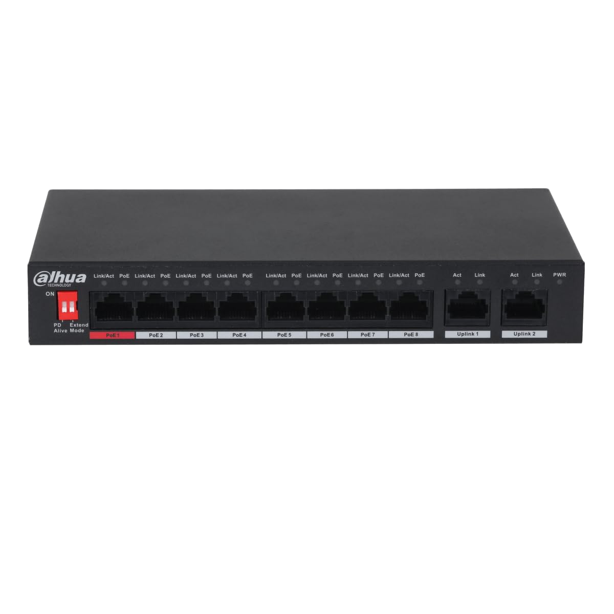 SWITCH POE PFS3010-8ET-96-V2 8 PUERTOS DAHUA