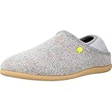 HOT POTATOES EBENSEE, Pantuflas Mujer, Gris, 39 EU