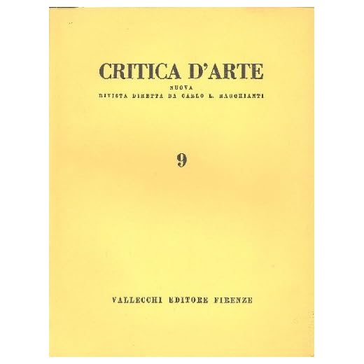 Critica d'Arte. Maggio 1955 - N. 9
