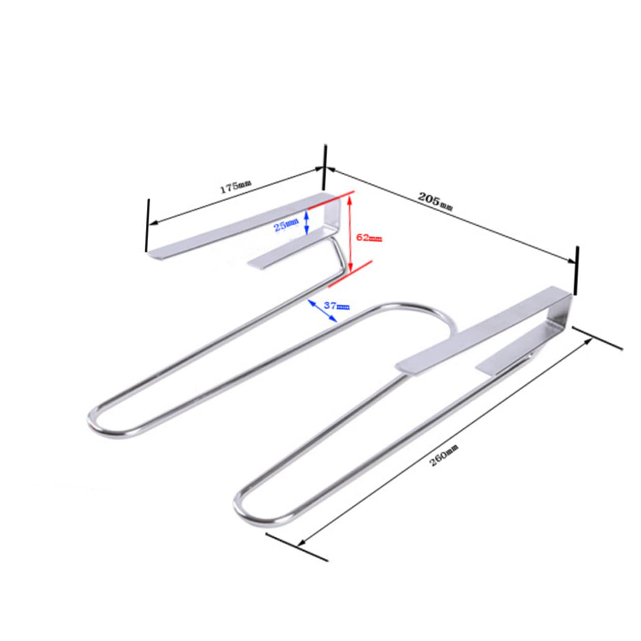 TIDTALEO Hanging Red Wine Rack Cup Holder Shelf for Kitchen Bar Counter Easy Installation Wine Stand Space Saving Organizer for Home Decor