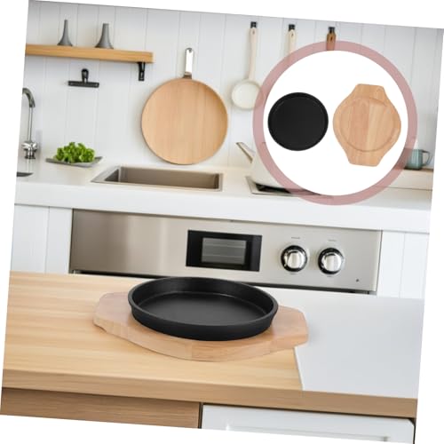 HEALLILY Grillpfanne aus Eisen, strapazierfähig, Steakkochen für den Innen- und Außenbereich, tiefes Design für Familienfeiern und Grillen in Restaurantqualität 10 HEALLILY Grillpfanne aus Eisen, strapazierfähig, Steakkochen für den Innen- und Außenbereich, tiefes Design für Familienfeiern und Grillen in Restaurantqualität