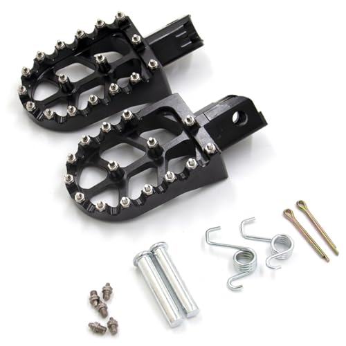 SENBEDER RACING Motorcycle CNC Aluminum Foot Pegs, Rests, Footpegs for