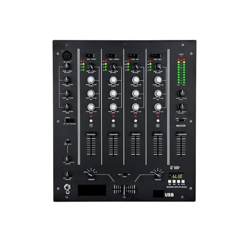 Opzioni di connettività complete: con più ingressi phono, linea e fono, questo mixer si collega facilmente a varie apparecchiature for qualsiasi configurazione