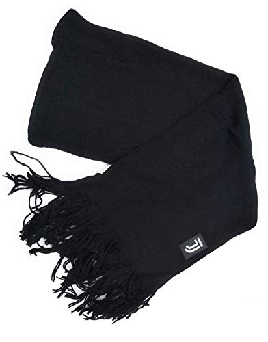 Juventus Écharpe d'hiver en teinte unie u0096 100% originale u0096 Produit officiel u0096 Homme u0096 Taille unique
