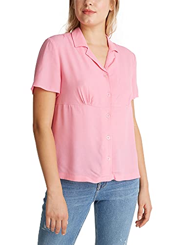 edc by ESPRIT Damen Bluse 040cc1f316, Rosa, S