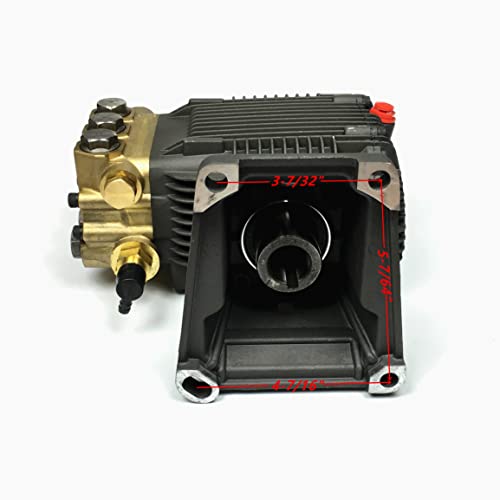 4000PSI Pressure Washer Pump Horizontal Shaft 1" For EB4040HA For Honda GX340 11HP GX390 13HP Engine Powered Pressure Washer For Devilblis EXHP3640 For Annovi Reverberi RKV4G36
