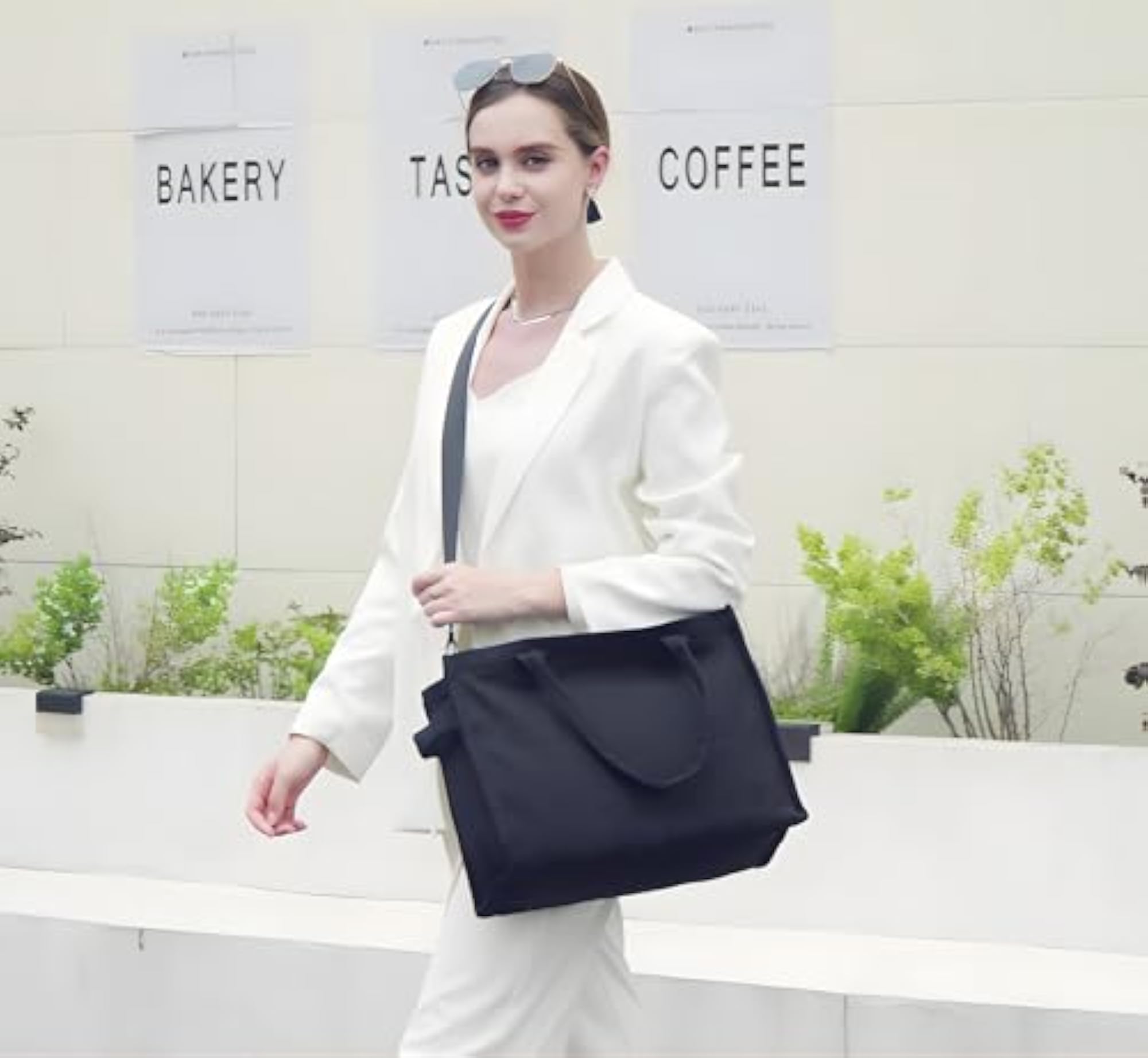 Canvas Tote Bag for Women, Large Travel Handbag