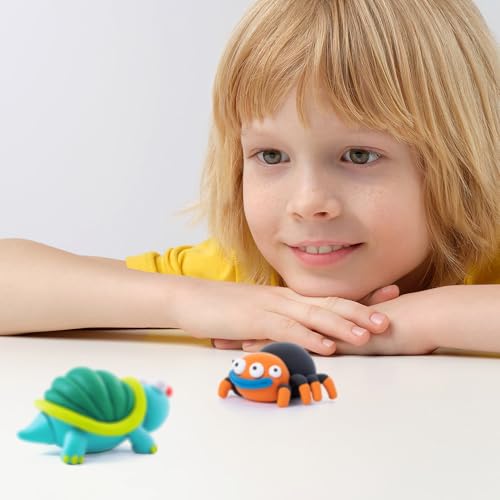 HEY CLAY Fat Brain Toys Exotic Pets Air Dry Clay Kit for Kids Toys 6-8 Years Sculpting Set by HEY CLAY - Used condition - Image 8